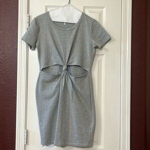 Cefian USA Gray Casual Dresss